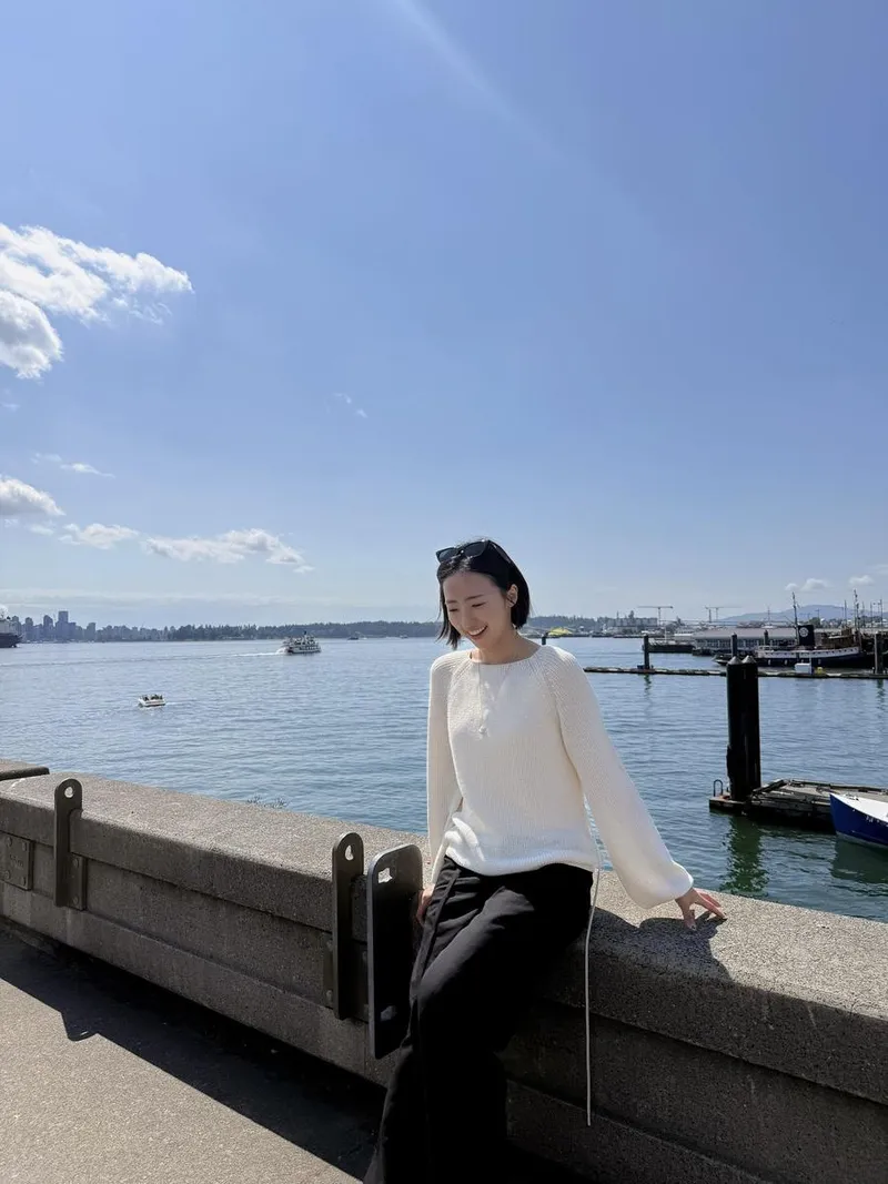 “고래를 만나는 마법 같았죠”…배혜지, 설렘 어린 미소→밴쿠버의 여름빛 / 기상캐스터 배혜지 인스타그램