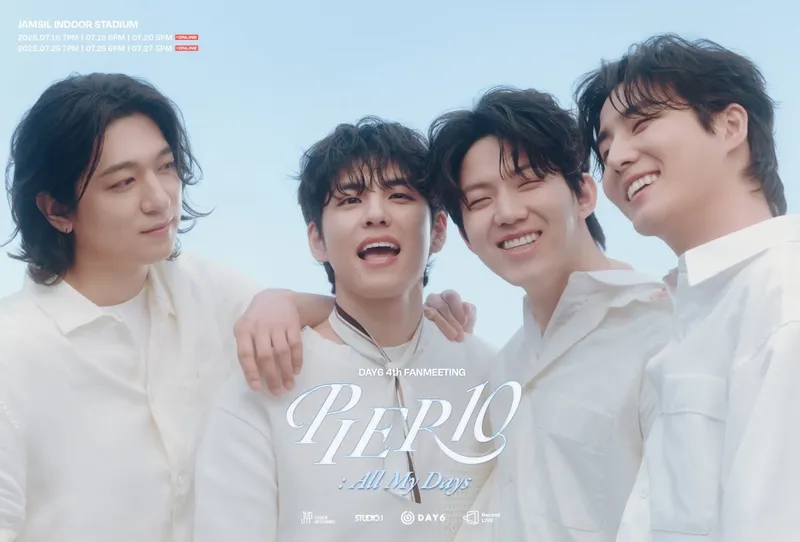 “PIER 10의 약속”…DAY6, 데뷔 10주년 팬미팅 전석 매진→마이데이와 뜨거운 여름 예고 / JYP엔터테인먼트