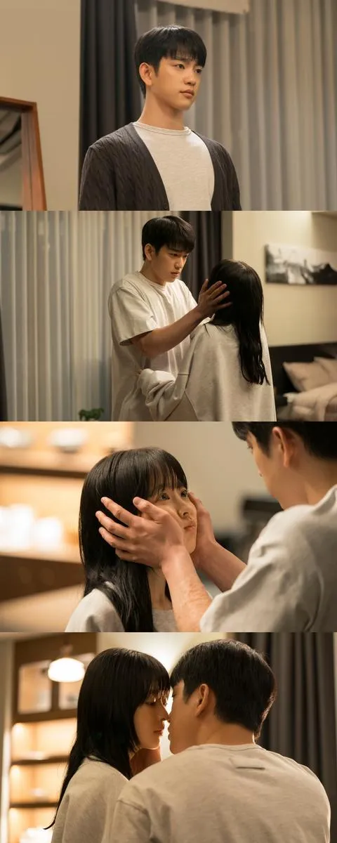 “달빛 아래 멈춘 심장”…박보영·박진영, ‘미지의 서울’ 집 데이트→설렘의 끝자락 / tvN