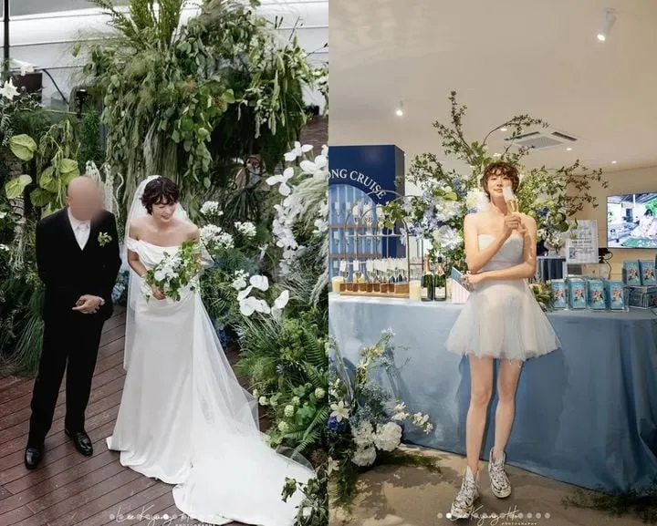 “사랑으로 다시 시작”…최여진·김재욱, 웨딩 사진 공개→진심 담긴 새 출발