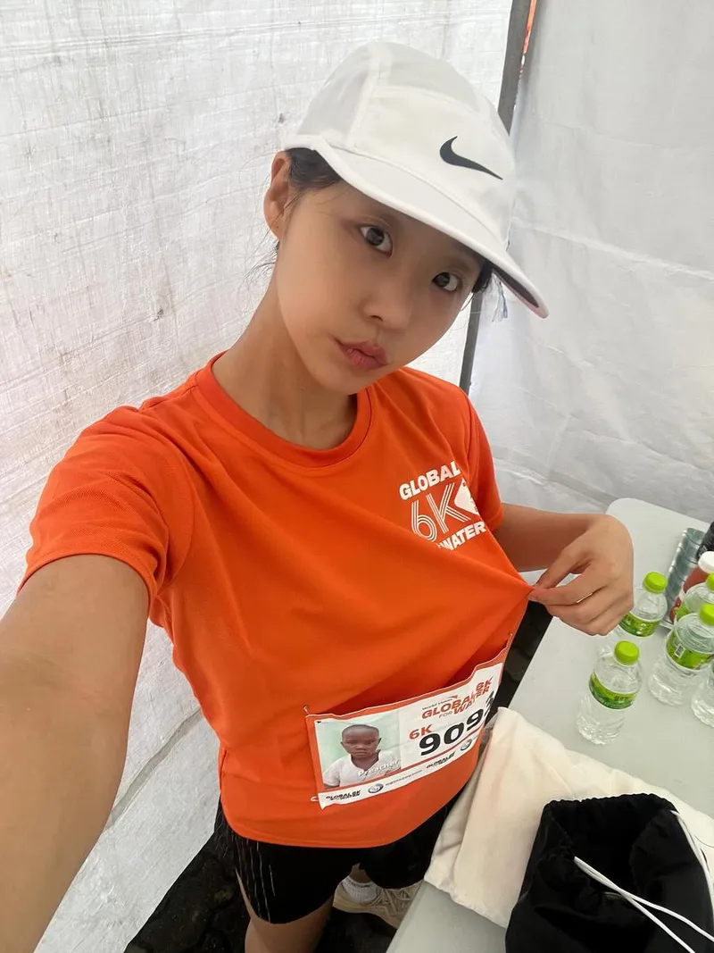 “올해도 함께한 시간”…송서린, 여름 기부런→선한 영향력 발산 / 배우 송서린 인스타그램