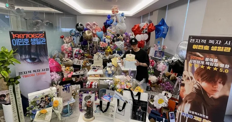 “오늘도 저를 존재하게 해주는 큰 사랑”…이민호, 생일 앞둔 행복→감동 선물 인증 / 배우 이민호 인스타그램