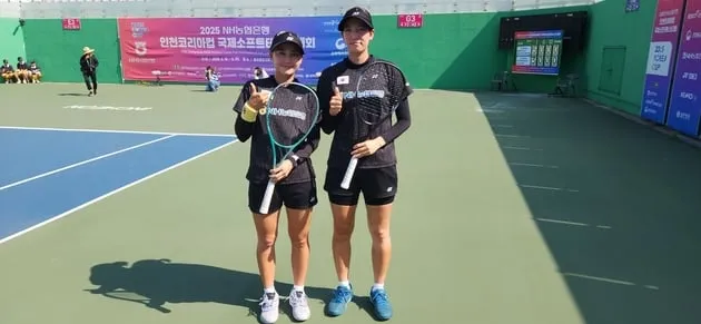 “여자 단체·복식 아쉬운 은빛”…한국 소프트테니스, 인천코리아컵→노골드 마감