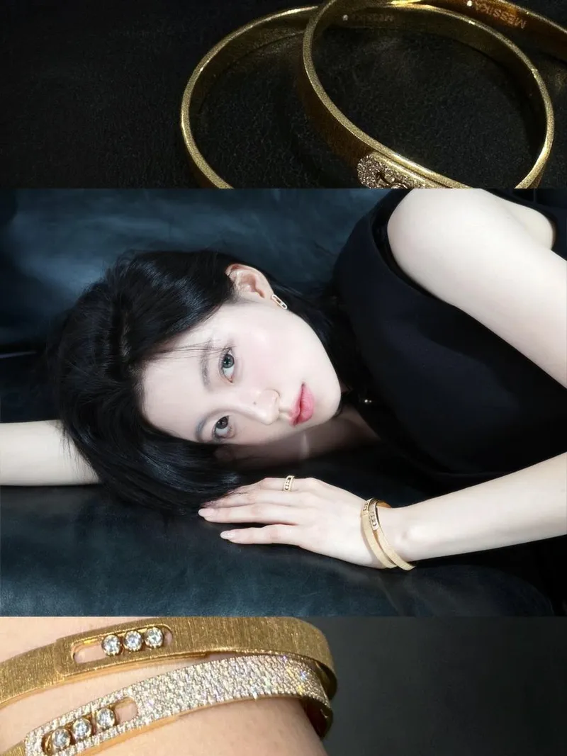 “고요한 시선 머문 밤”…성지영, 금빛 여운→우아한 존재감 / 모델 성지영 인스타그램
