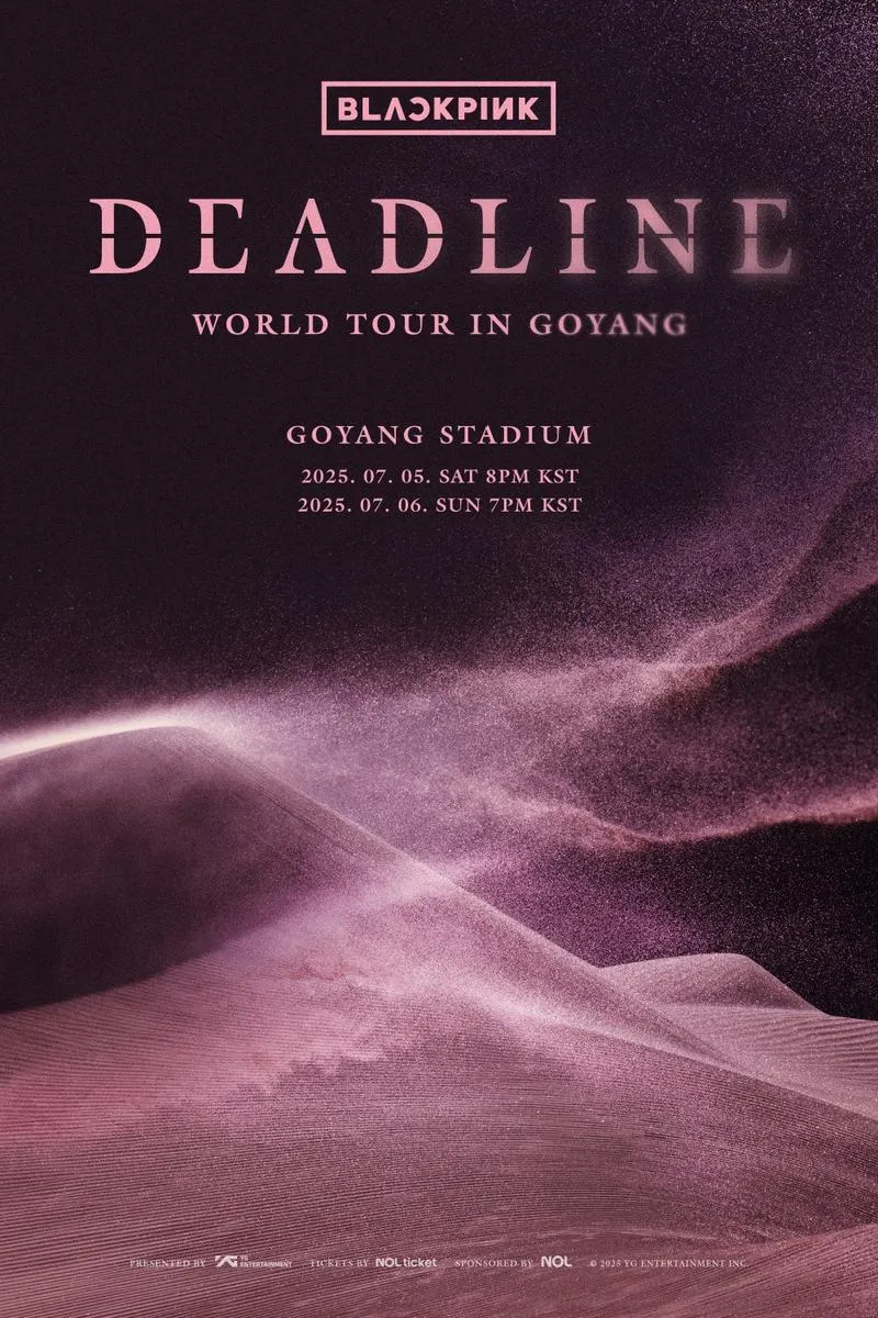 “첫 무대는 오직 콘서트”…블랙핑크, ‘DEADLINE’ 투어 고양서 신곡 무대→글로벌 팬 기대