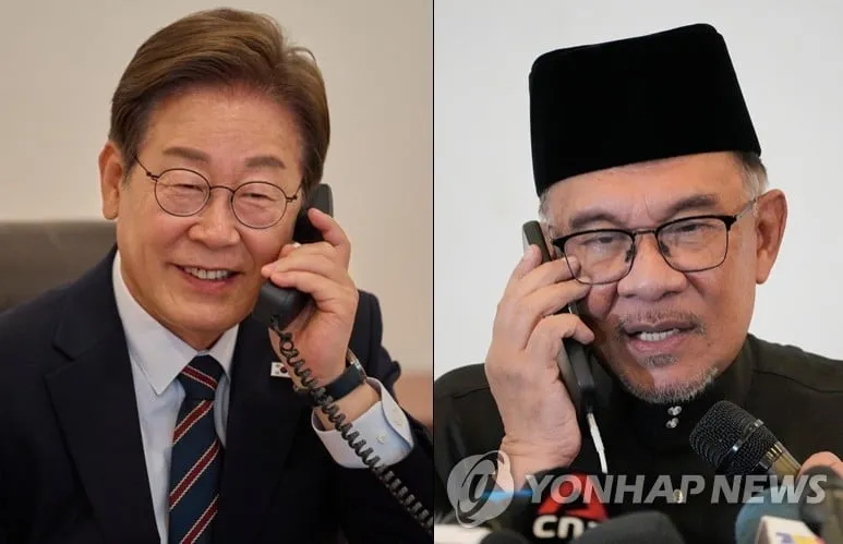 이재명·안와르 정상 통화로 협력 새 장