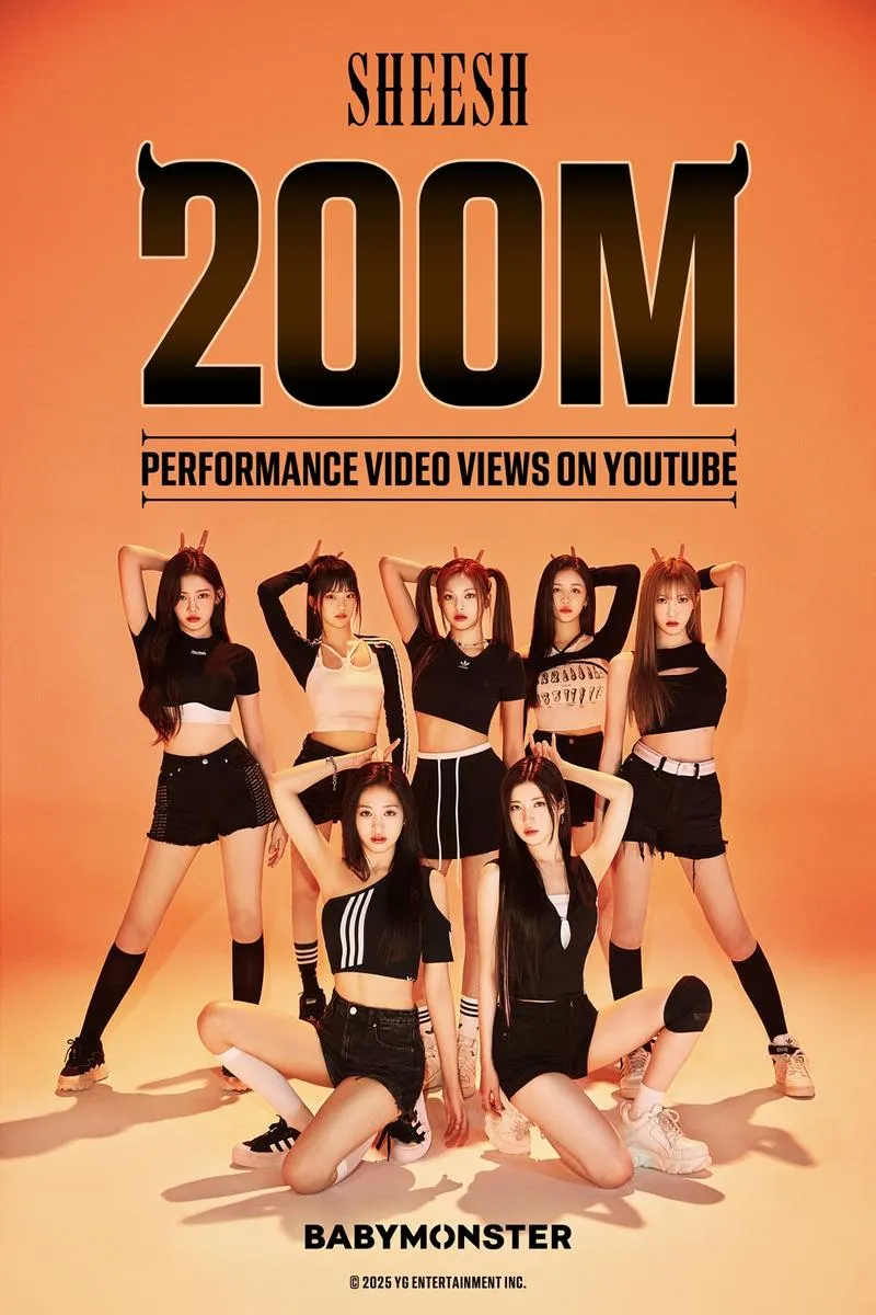 “유튜브 2억뷰 신화”…베이비몬스터, ‘SHEESH’ 퍼포먼스 돌풍→‘HOT SAUCE’로 컴백 포문 / YG엔터테인먼트