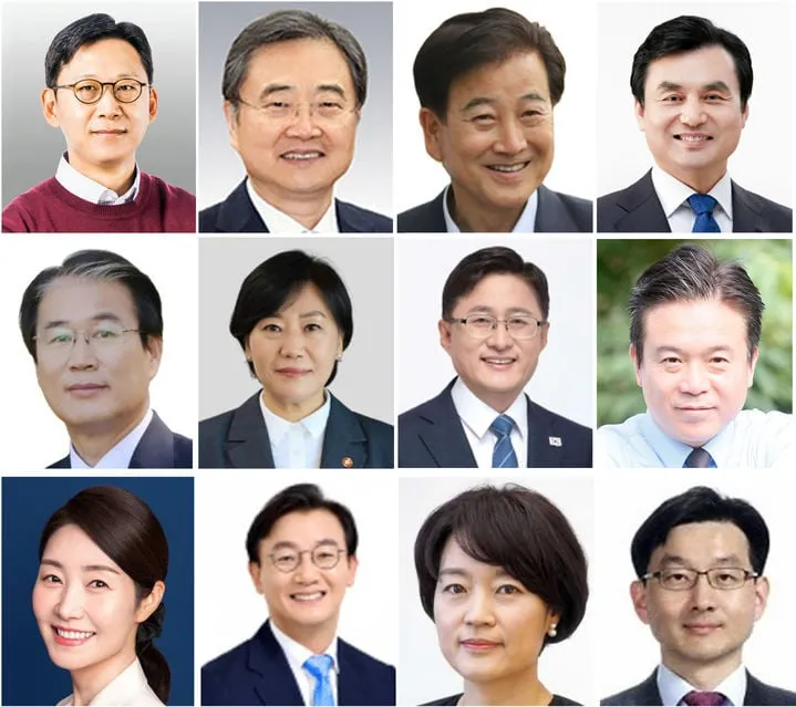 이재명 대통령이 23일 11개 부처 장관 후보자를 지명했다. 대통령실은 과학기술정보신부 장관 후보자에 배경훈(첫번째줄 왼쪽부터) LG AI연구원장, 외교부 장관 후보자에 조현 전 외교부 차관, 통일부 장관 후보자에 정동영 더불어민주당 의원, 국방부 장관 후보자에 안규백 더불어민주당 의원, 국가보훈부 장관 후보자에 권오을(두번째줄 왼쪽부터) 전 의원, 농림축산식품부 장관은 송미령 현 장관을 유임, 환경부 장관 후보자에 김성환 더불어민주당 의원, 고용노동부 장관 후보자에 김영훈 한국철도공사 기관사, 여성가족부 장관 후보자에 강선우(세번째줄 왼쪽부터) 더불어민주당 의원, 해양수산부 장관 후보자에 전재수 더불어민주당 의원, 중소벤처기업부 장관 후보자에 한성숙 전 네이버 대표를 지명, 국무조정실장에는 윤창렬 LG글로벌 전략개발원장을 임명했다고 밝혔다. (사진=대통령실 제공) / 뉴시스