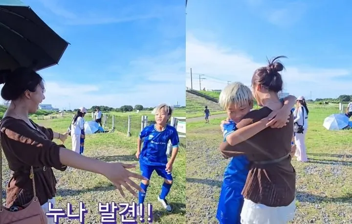 “안아주는 순간 울컥했다”…이동국 아들 이시안·재시, 도쿄서 영화 같은 포옹→가족의 진심 전했다