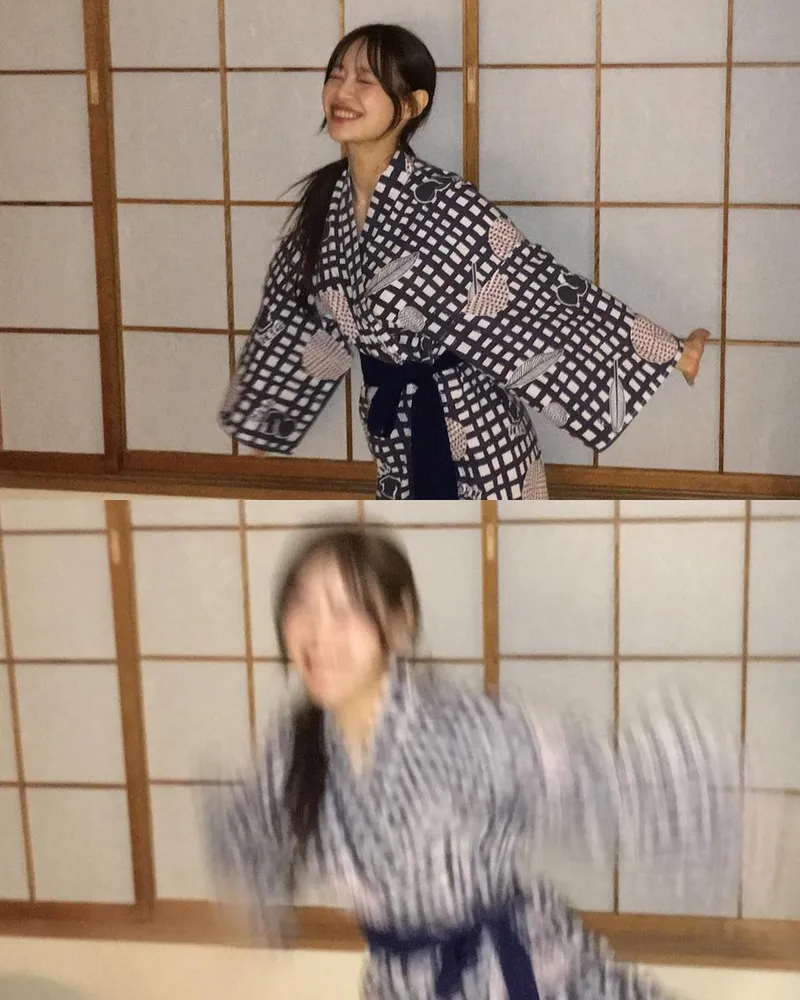 “행복은 이렇게 번진다”…츄, 환한 미소로 여름밤→유카타 감성 가득 / 가수 츄 인스타그램