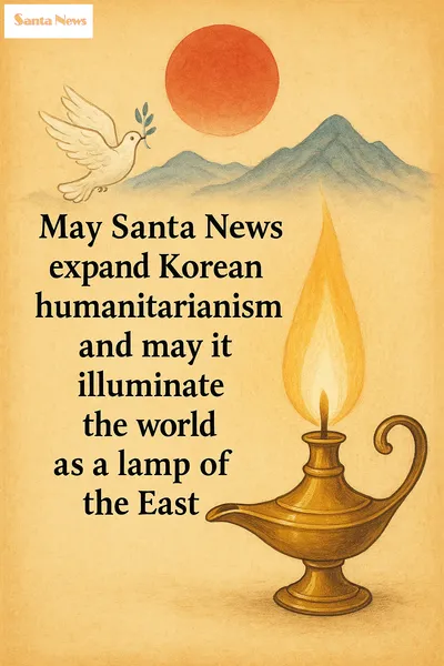 산타뉴스가 한국의 인류애를 넓혀 나가기를 기원 합니다.