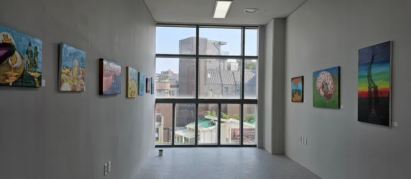 Zahir Abid 전시장모습 (사진 : 김재옥 기자)