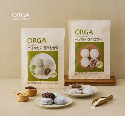 올가홀푸드, ‘저당 현미 견과 찹쌀떡’ 2종 출시… 디저트 트렌드 공략